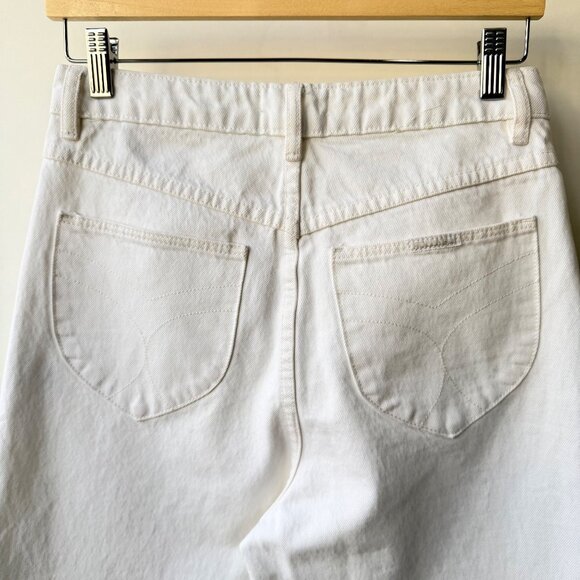 Rolla’s White High Rise Loose Straight Jeans Women’s Size 28 M82 - Picture 9 of 12